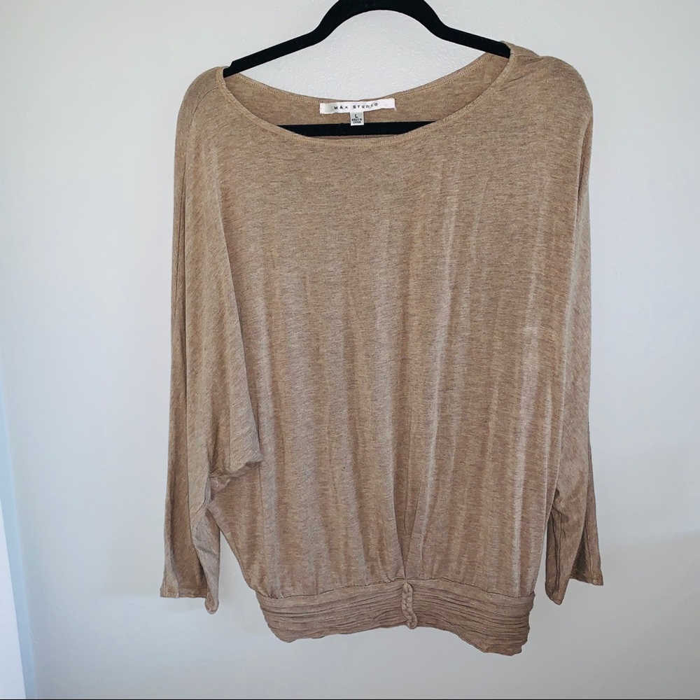 Tan blouse